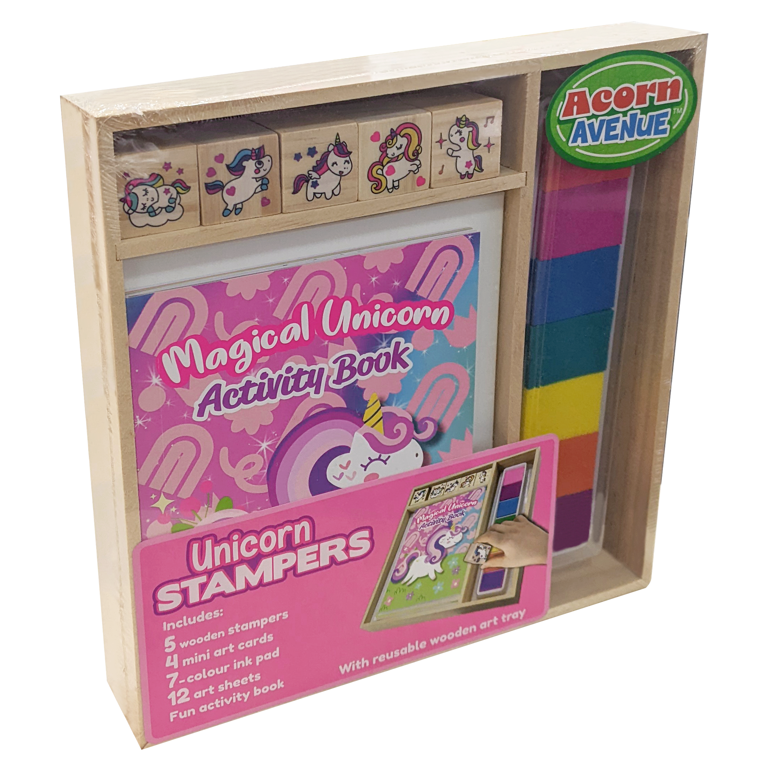 Stamps By Impression Unicorn Rubber Stamp - Handmade Wood Mounted Craft Stamp USA - View #4