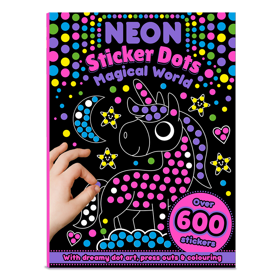 Neon Sticker Dots Activity Book: Magical World – CuriousUniverse