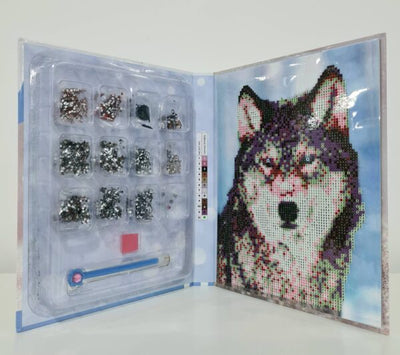 Crystal Creations: Wolf in Snow