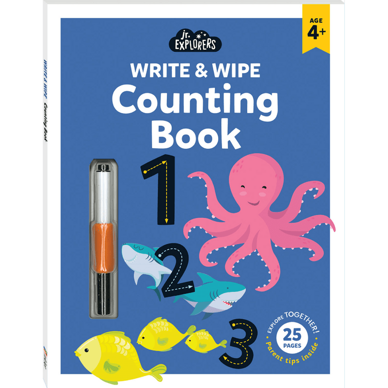Junior Explorers Write & Wipe Book: Counting