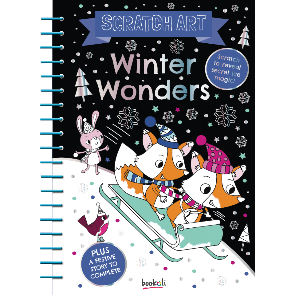 Winter Wonders Scratch Art Book