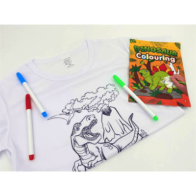 Colour Your Own Dinosaur T-Shirt Boxset