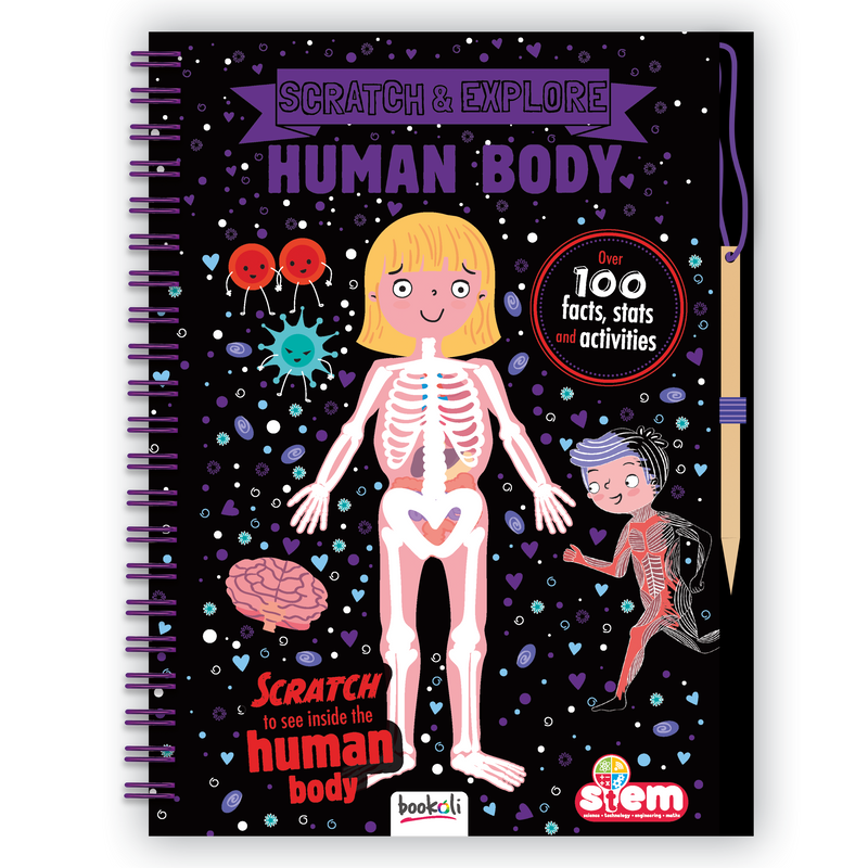 Scratch & Explore Book: Human Body