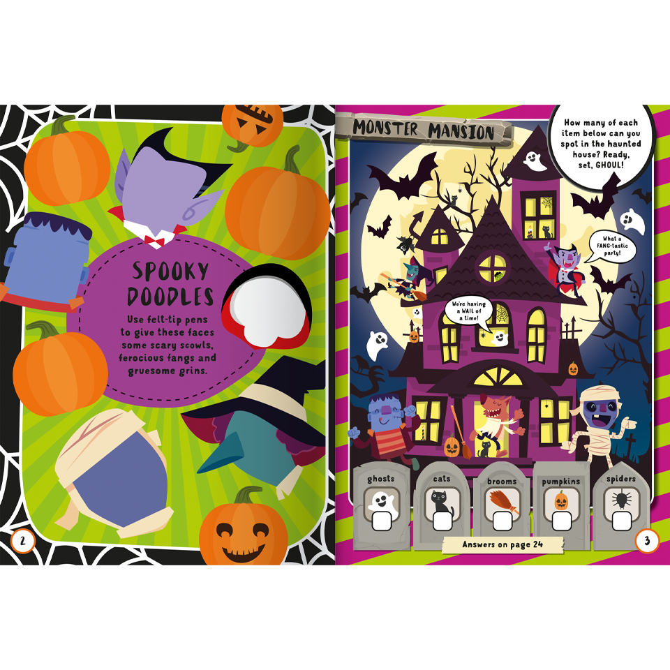 Spooky Puffy Stickers — Wawe Studio