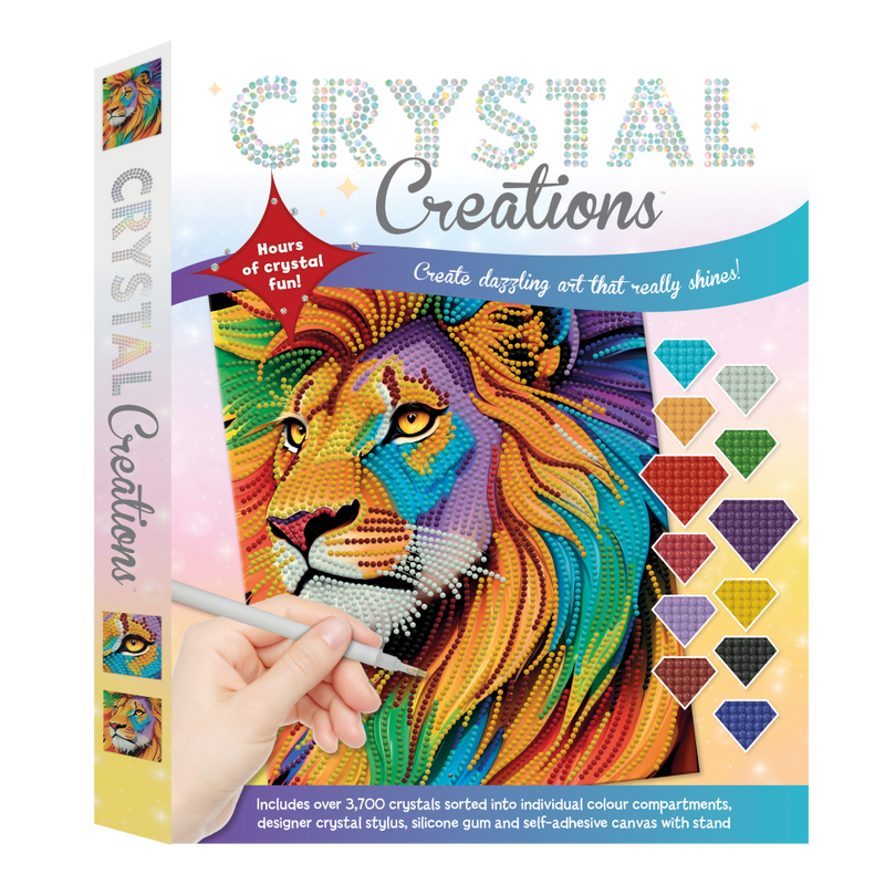 Crystal Creations: Neon Lion