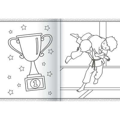 Mega Colouring 48 Page Colouring Book: Sports