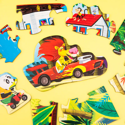 Junior Jigsaw Play A-Long Puzzle: On the Go