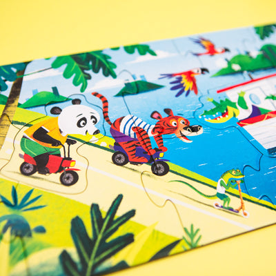 Junior Jigsaw Play A-Long Puzzle: On the Go