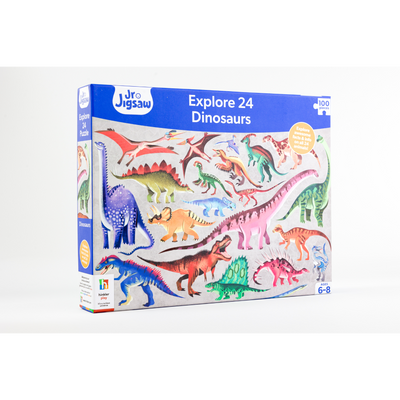 Junior Jigsaw Explore 24 Puzzle: Dinosaurs