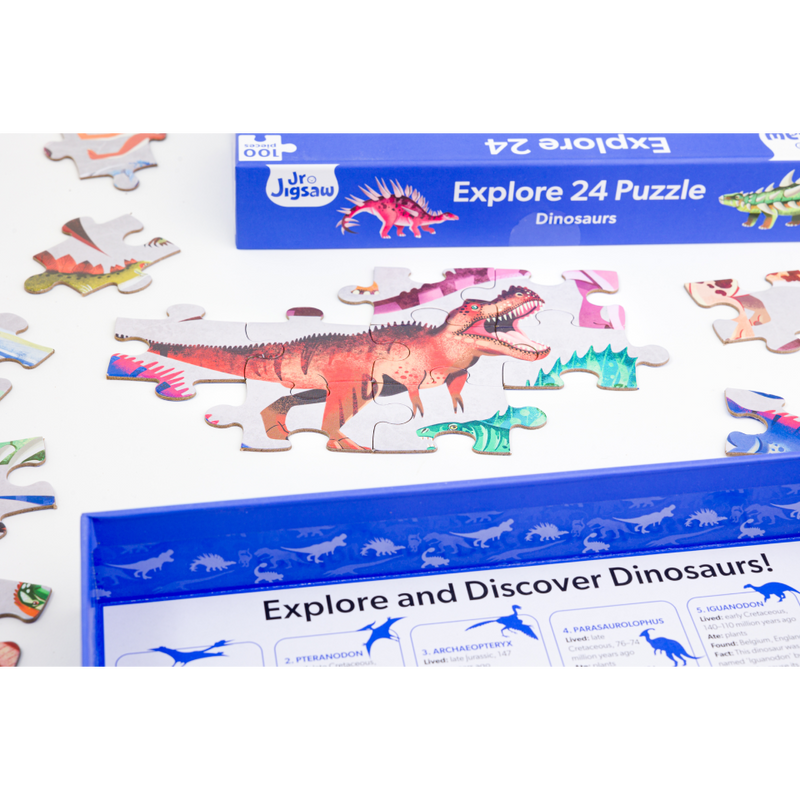 Junior Jigsaw Explore 24 Puzzle: Dinosaurs