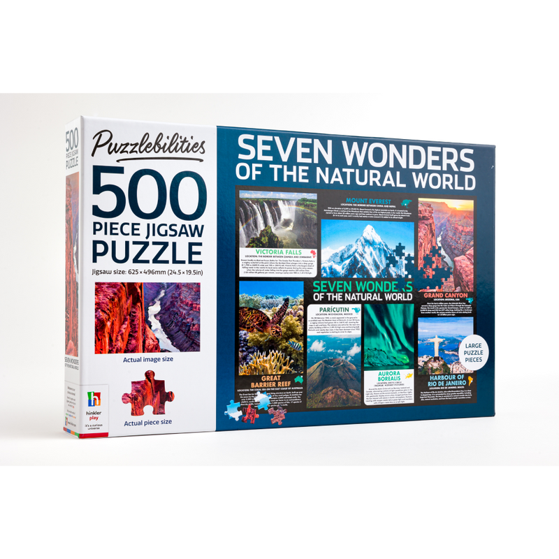 Puzzlebilities Seven Wonders of the Natural World 500-Piece Jigsaw