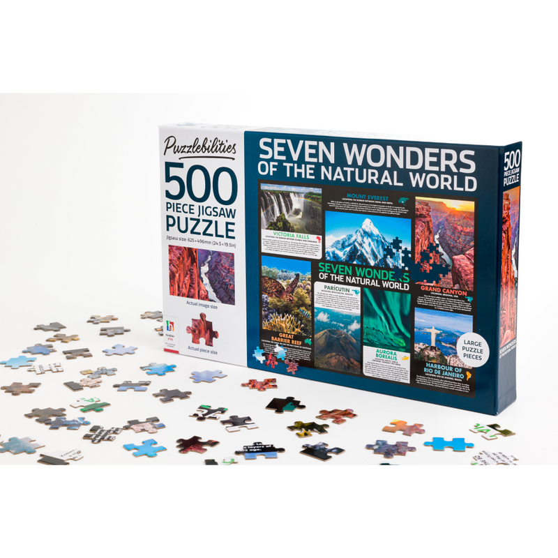 Puzzlebilities Seven Wonders of the Natural World 500-Piece Jigsaw