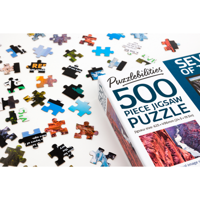 Puzzlebilities Seven Wonders of the Natural World 500-Piece Jigsaw