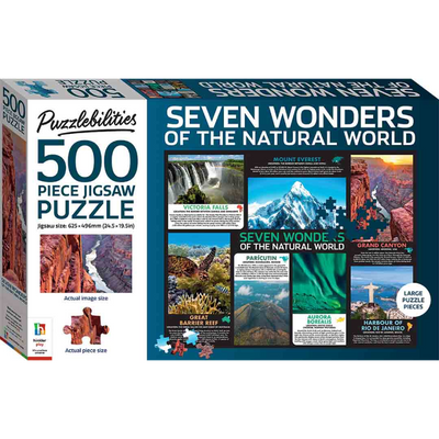 Puzzlebilities Seven Wonders of the Natural World 500-Piece Jigsaw