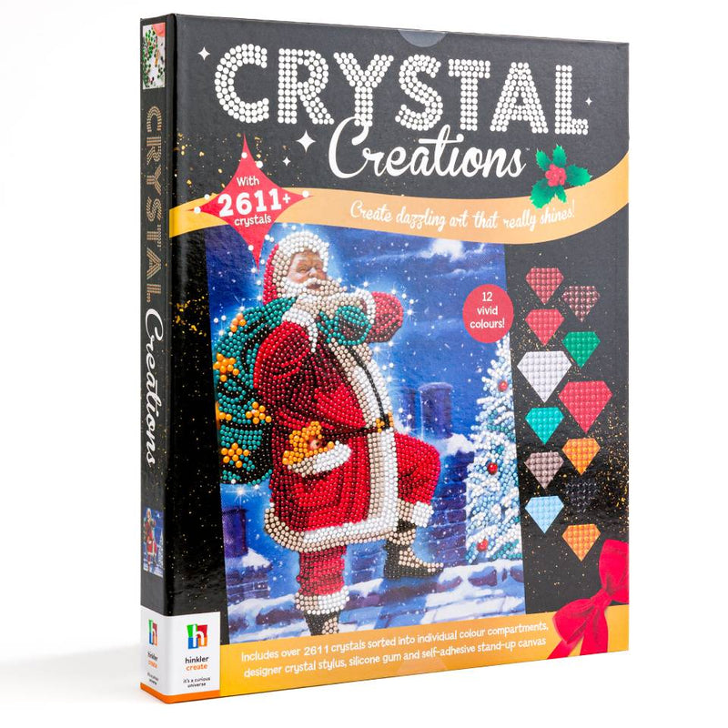 Crystal Creations: Santa on the Rooftop