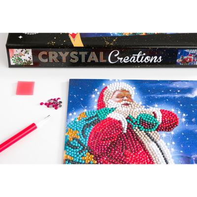 Crystal Creations: Santa on the Rooftop