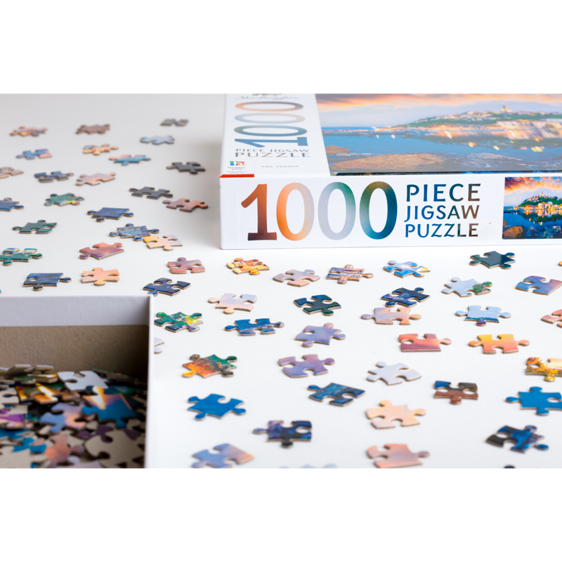 Mindbogglers 1000-Piece Jigsaw: Krk, Croatia