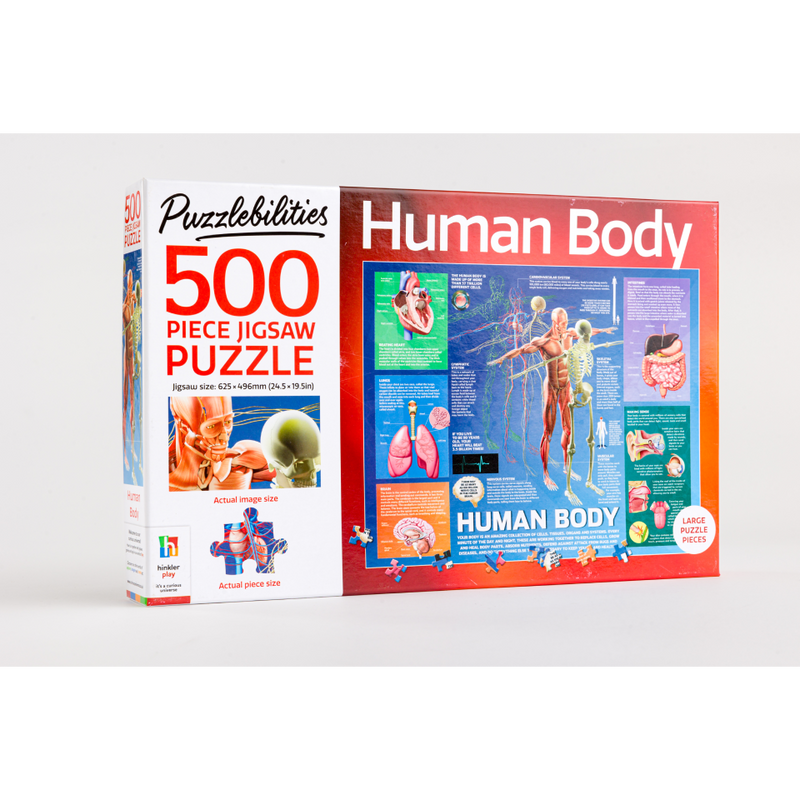 Puzzlebilities Human Body 500-Piece Jigsaw