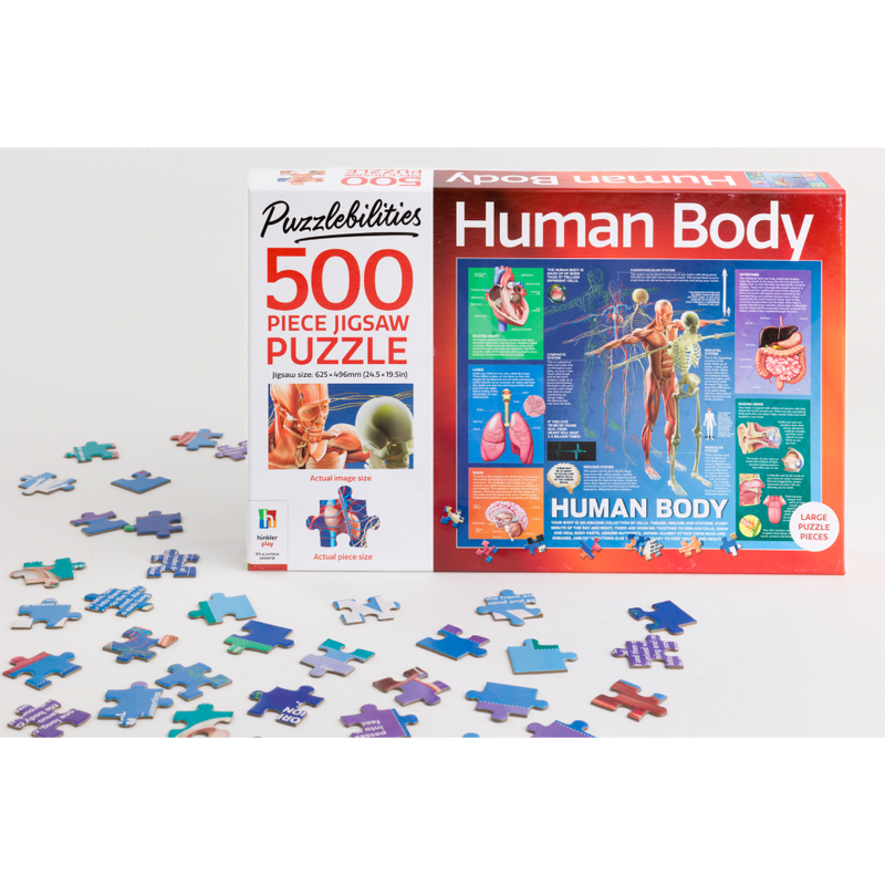 Puzzlebilities Human Body 500-Piece Jigsaw