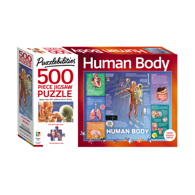 Puzzlebilities Human Body 500-Piece Jigsaw