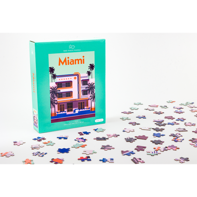 Elevate Travel 500-Piece Jigsaw: Miami