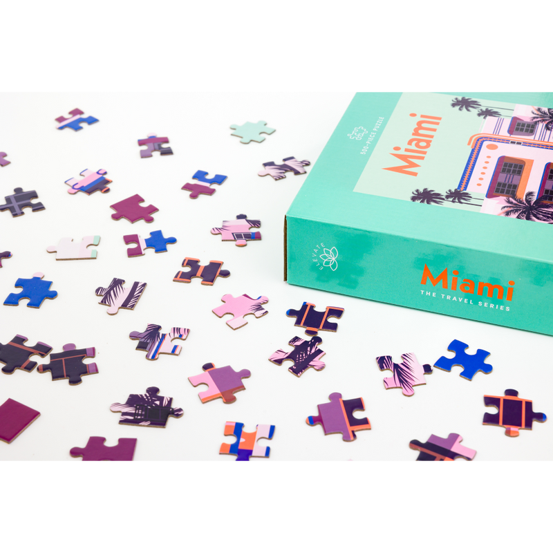 Elevate Travel 500-Piece Jigsaw: Miami