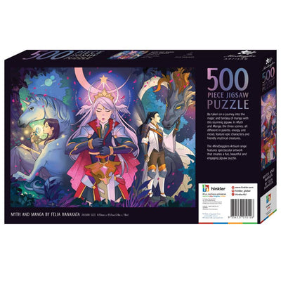 Mindbogglers Artisan 500-Piece Jigsaw: Myth and Manga by Felia Hanakata