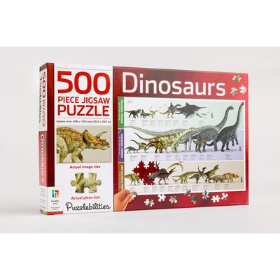 Puzzlebilities Dinosaurs 500-Piece Jigsaw