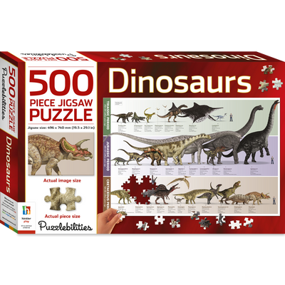 Puzzlebilities Dinosaurs 500-Piece Jigsaw