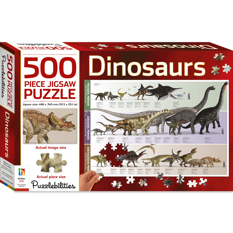 Puzzlebilities Dinosaurs 500-Piece Jigsaw