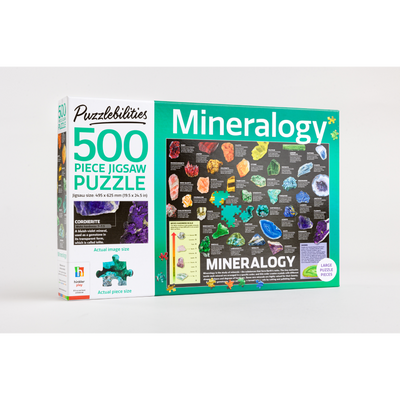 Puzzlebilities Mineralogy 500-Piece Jigsaw