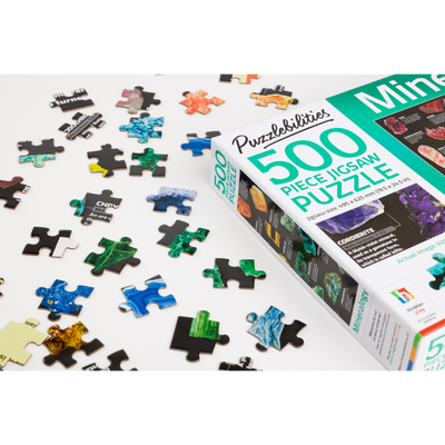 Puzzlebilities Mineralogy 500-Piece Jigsaw