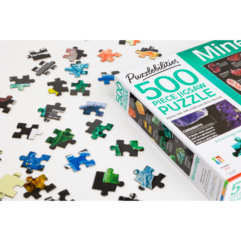 Puzzlebilities Mineralogy 500-Piece Jigsaw