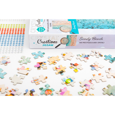 Crystal Creations 500-Piece Jigsaw: Sandy Beach