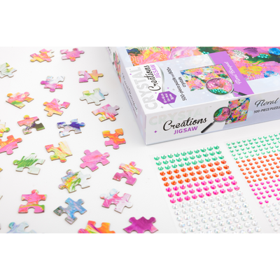 Crystal Creations 500-Piece Jigsaw: Floral Bouquet