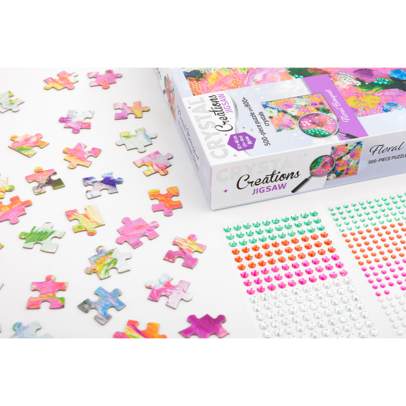 Crystal Creations 500-Piece Jigsaw: Floral Bouquet