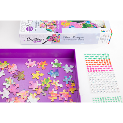 Crystal Creations 500-Piece Jigsaw: Floral Bouquet