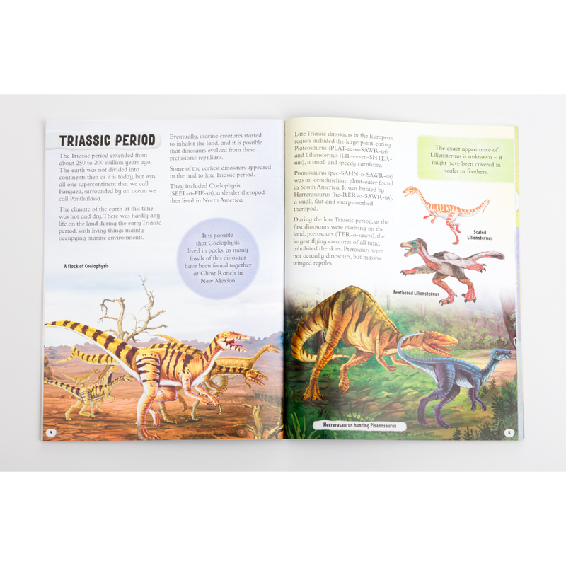Glow-in-the-Dark Dinosaur Sticker Atlas