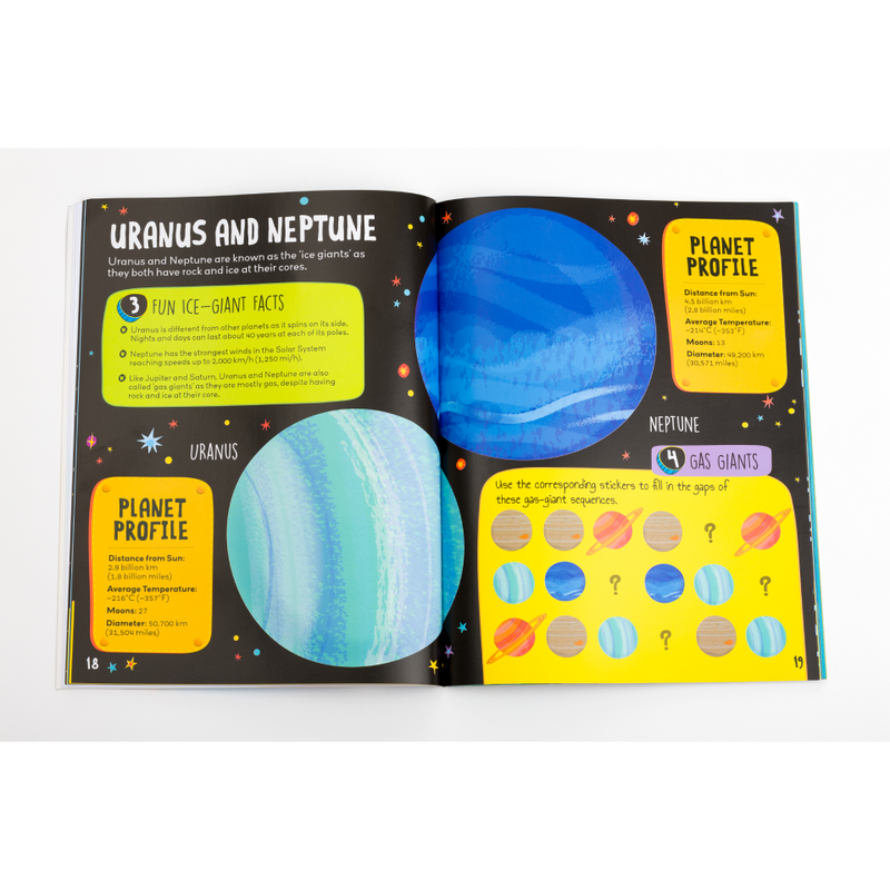 Know and Glow: Space Sticker Activities