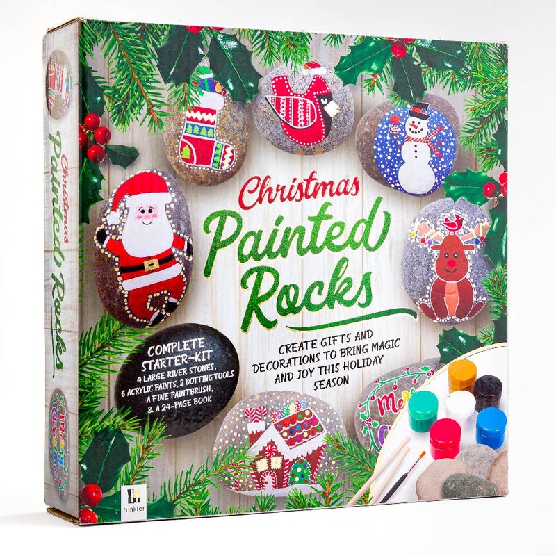 Christmas Rock Painting Gift Box