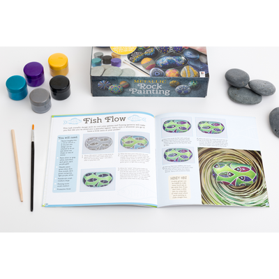 Metallic Rock Painting Gift Box