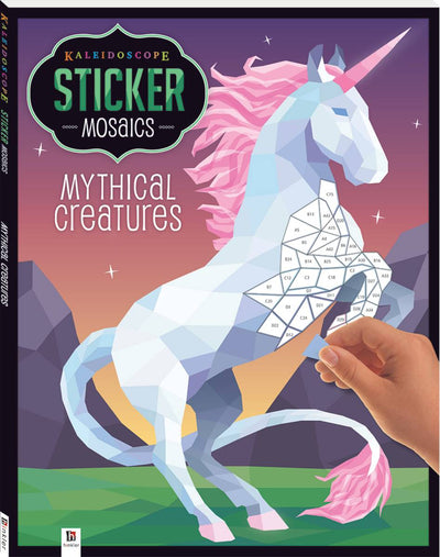 Kaleidoscope Sticker Mosaics: Mythical Creatures