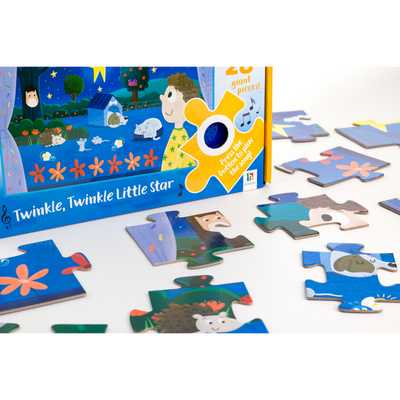 Musical Floor Puzzle with Sing-Along Book: Twinkle, Twinkle Little Star