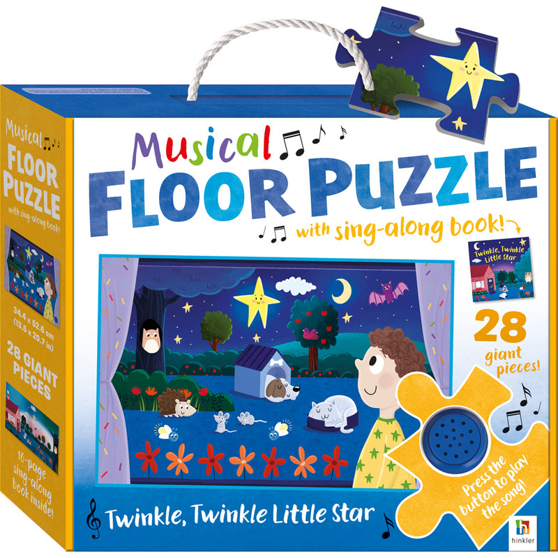 Musical Floor Puzzle with Sing-Along Book: Twinkle, Twinkle Little Star