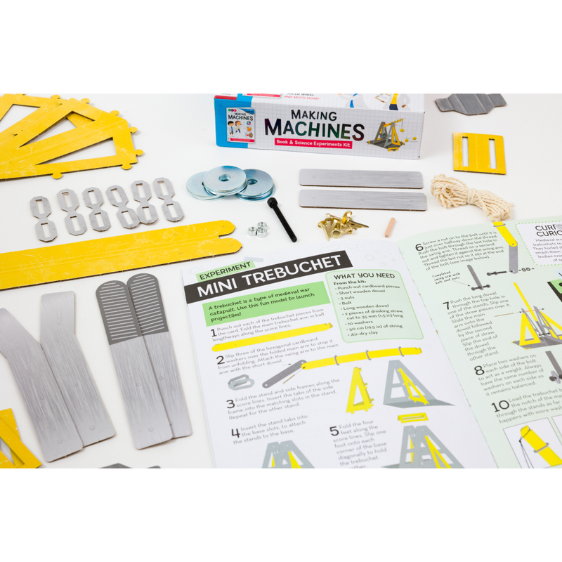 Machine Science Kit Curious Universe Book & Science Experiment Kit: Making Machines ...
