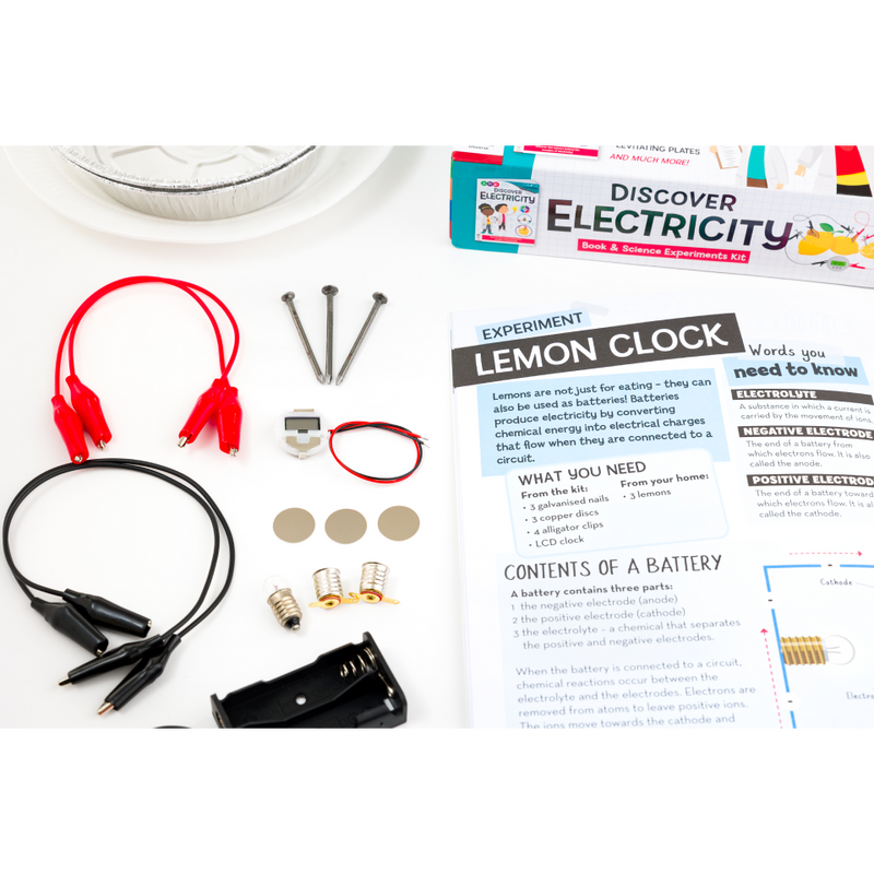 Curious Universe Book & Science Experiment Kit: Discover Electricity