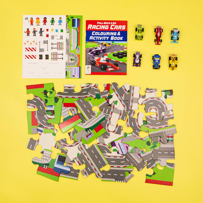 Pull-Back-And-Go Jigsaw: Racing Cars