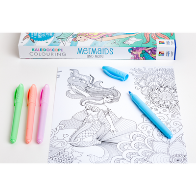 Kaleidoscope Colouring Kit: Mermaids and More