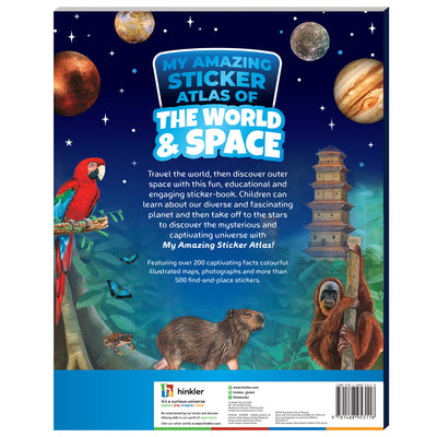 Curious Universe My Amazing Sticker Atlas of the World & Space