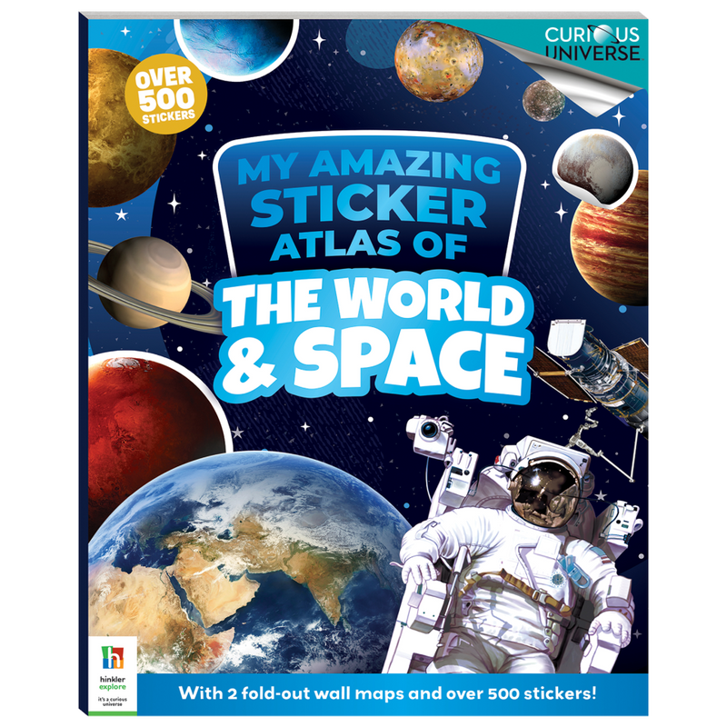 Curious Universe My Amazing Sticker Atlas of the World & Space
